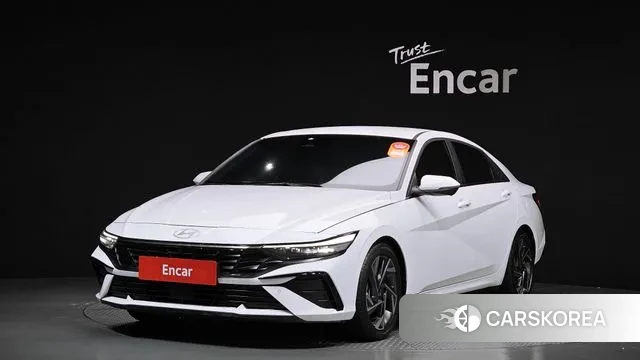Hyundai The New Avante Hybrid (CN7) 2023 Белый из Кореи