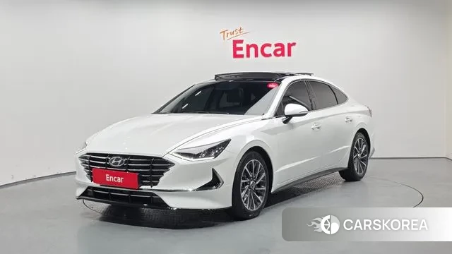 Hyundai Sonata (DN8) 2021 Белый из Кореи