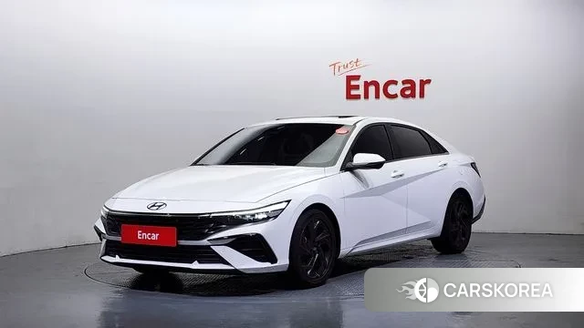 Hyundai The New Avante (CN7) 2023 Белый из Кореи