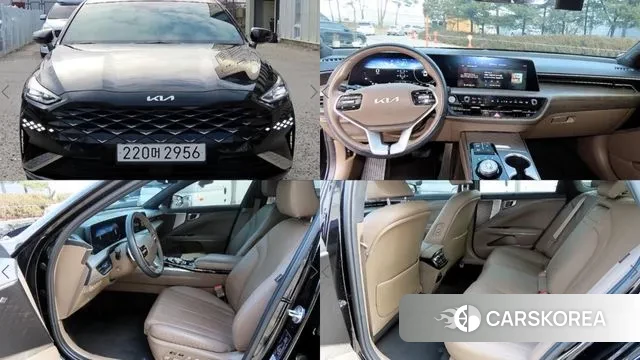 Kia K8 2022 Черный из Кореи