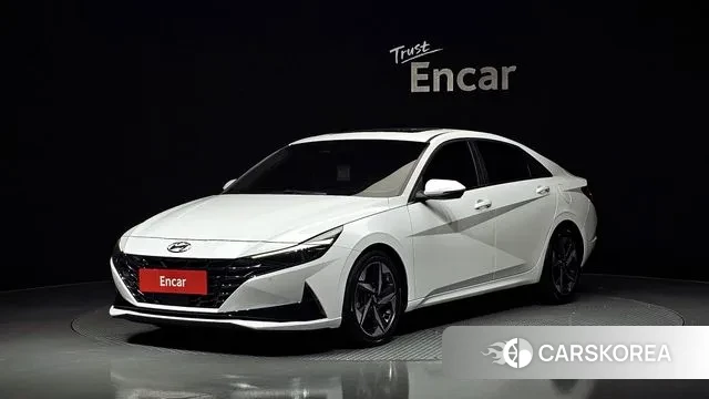 Hyundai Avante (CN7) 2020 Белый из Кореи