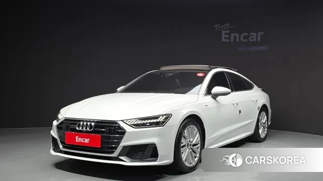 Audi A7 (4K) 2021 Белый из Кореи
