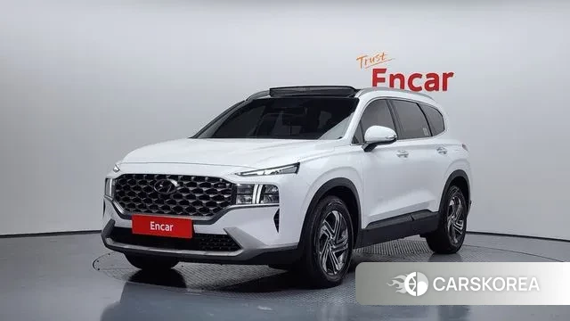 Hyundai The New Santa Fe 2021 Белый из Кореи
