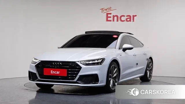 Audi A7 (4K) 2021 Белый из Кореи