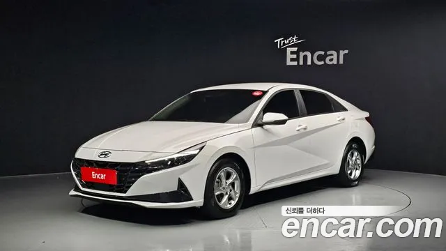 Hyundai Avante (CN7) 2023 Белый из Кореи