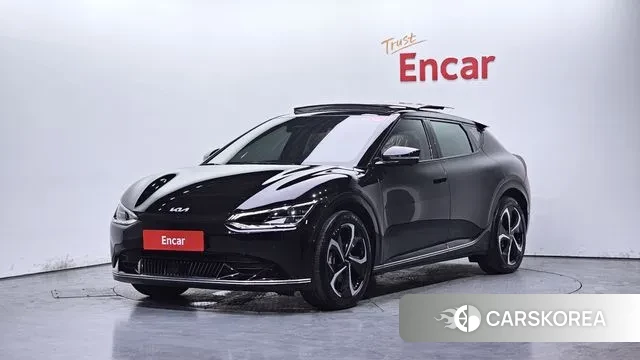 Kia EV6 2021 Черный из Кореи