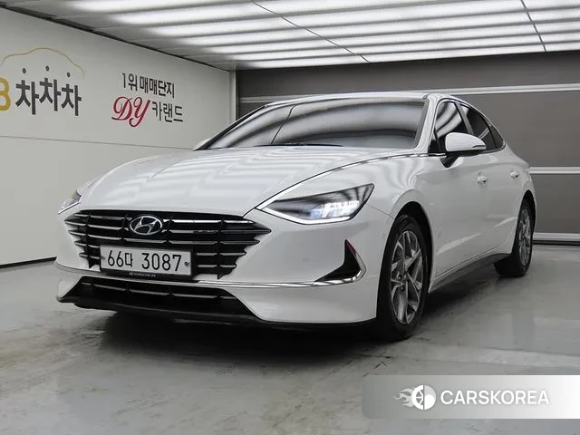 Hyundai Sonata (DN8) 2019 Белый из Кореи