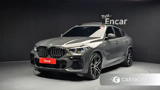 BMW X6 (G06) 2022 Серый из Кореи