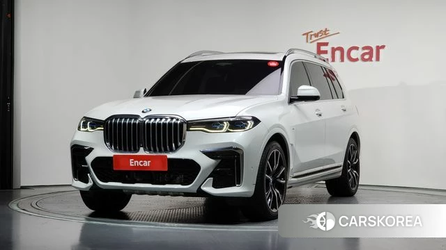 BMW X7 (G07) 2021 Белый из Кореи