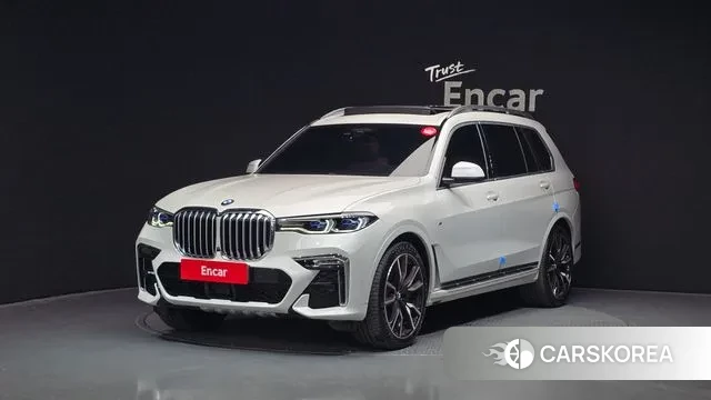 BMW X7 (G07) 2021 Белый из Кореи