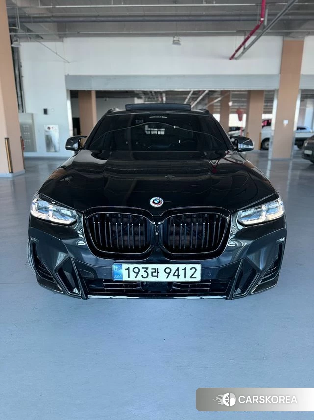 BMW X4 (G02) 2022 Черный из Кореи