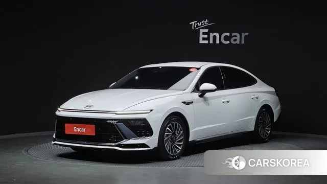 Hyundai Sonata D Edge Hybrid (DN8) 2023 Белый из Кореи