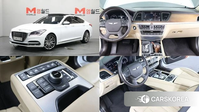 Genesis G80 2018 Белый из Кореи