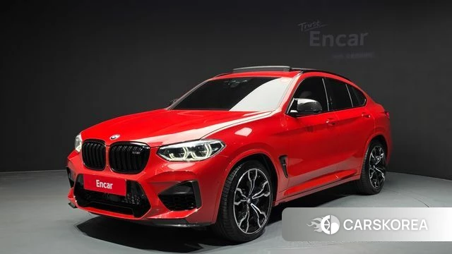BMW X4M (G02) 2021 Красный из Кореи
