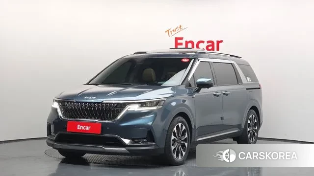 Kia Carnival 4th generation 2022 Небесно-голубой из Кореи
