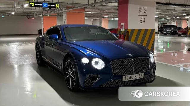 Bentley Continental GT 3rd Generation 2019 Синий из Кореи