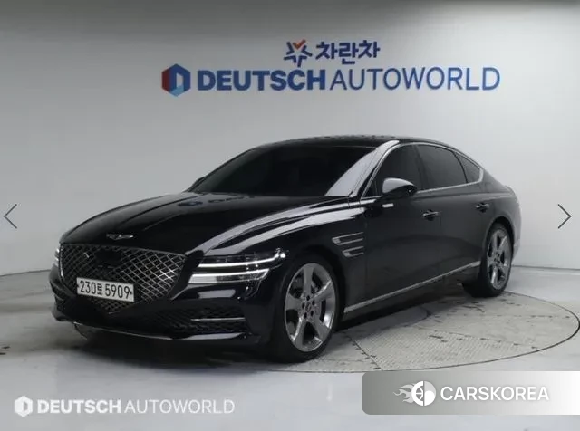 Genesis G80 (RG3) 2020 Черный из Кореи
