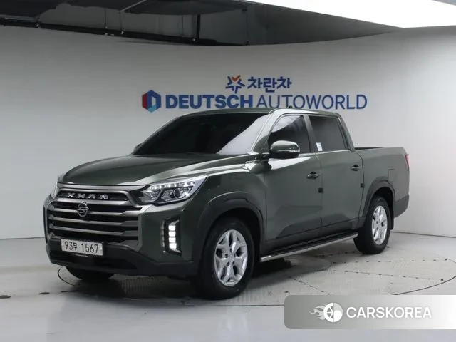 Ssangyong The New Rexton Sports Cannes 2021 Светло-зеленый из Кореи