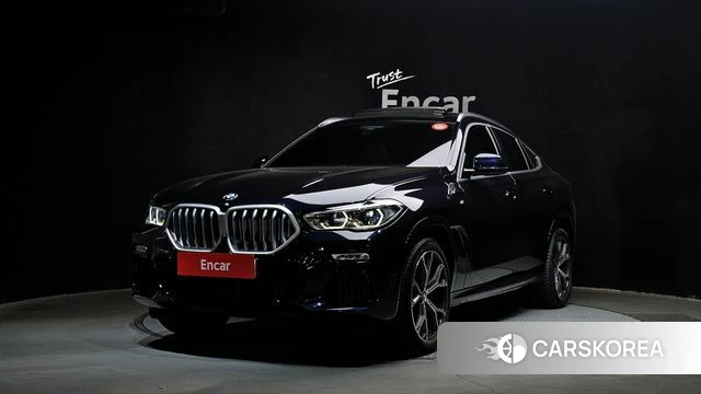 BMW X6 (G06) 2021 Черный из Кореи