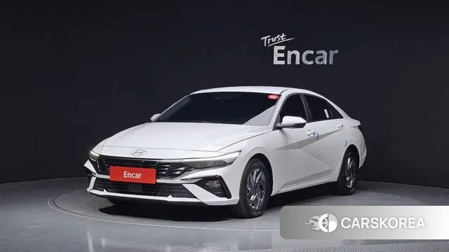 Hyundai The New Avante Hybrid (CN7) 2024 Белый из Кореи
