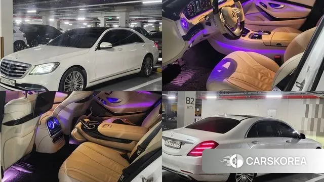 Mercedes-Benz S-Class W222 2018 Белый из Кореи