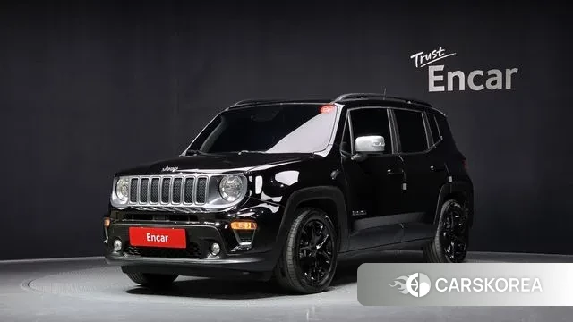 Jeep Renegade 2022 Черный из Кореи