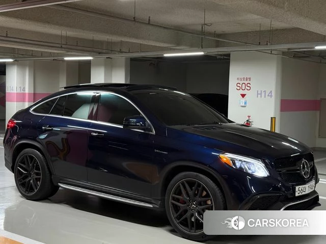 Mercedes-Benz GLE - Class W166 2018 Синий из Кореи
