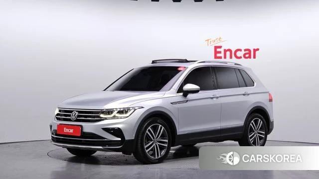Volkswagen Tiguan second Generation 2023 Серебряный из Кореи