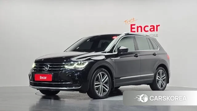 Volkswagen Tiguan second Generation 2022 Черный из Кореи