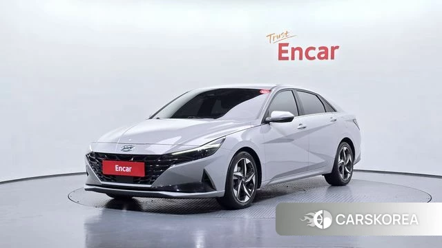 Hyundai Avante (CN7) 2021 Серебристо-серый из Кореи