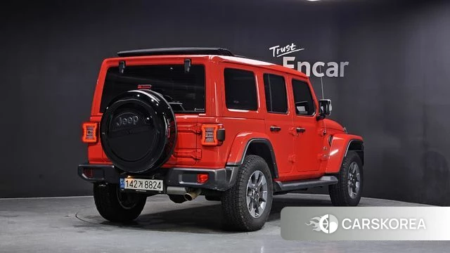 Jeep Wrangler (JL) 2021 Красный из Кореи