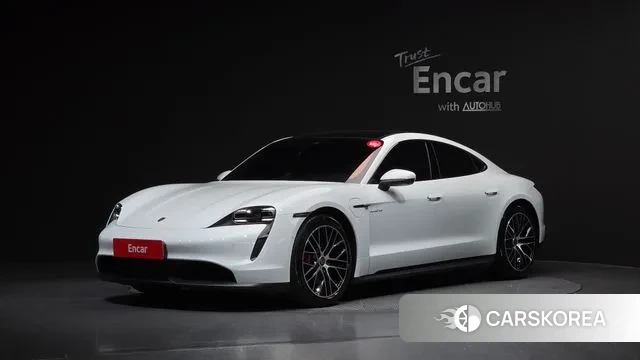 Porsche Taycan 2022 Белый из Кореи