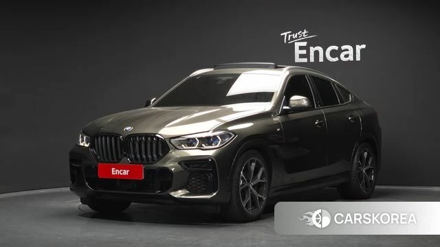 BMW X6 (G06) 2022 Серый из Кореи