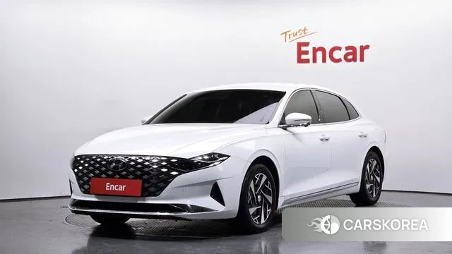 Hyundai The New Grandeur IG Hybrid 2021 Белый из Кореи
