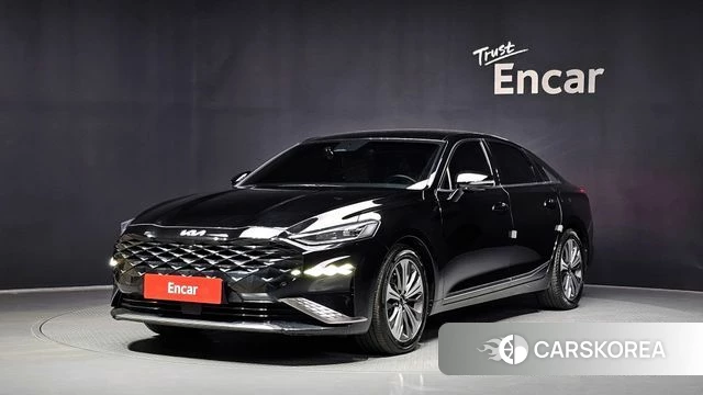 Kia K8 Hybrid 2021 Черный из Кореи