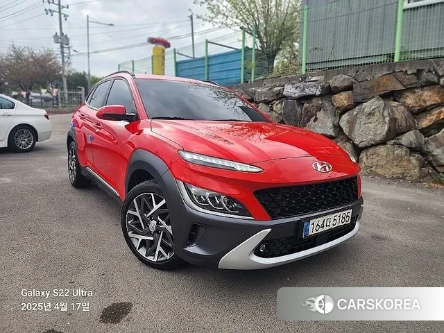 Hyundai The New Kona Hybrid 2021 Красный из Кореи