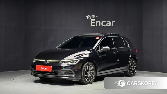 Volkswagen Golf 8th Generation 2022 Черный из Кореи