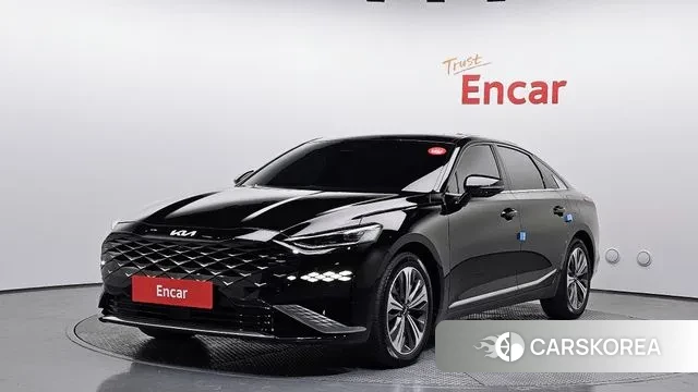 Kia K8 Hybrid 2023 Черный из Кореи
