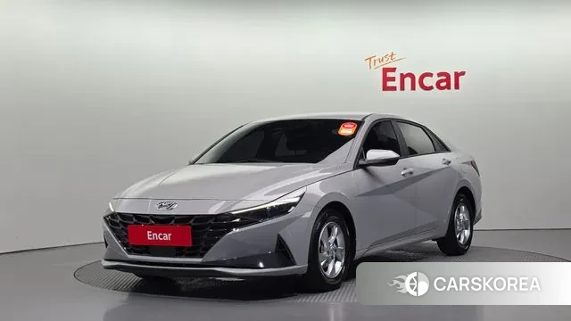 Hyundai Avante (CN7) 2021 Серебристо-серый из Кореи