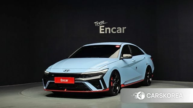 Hyundai The New Avante (CN7) 2024 Синий из Кореи