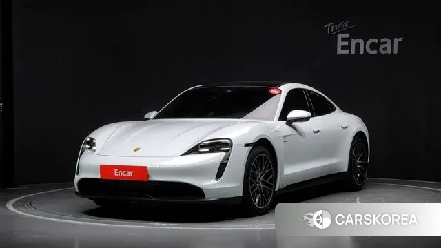 Porsche Taycan 2023 Белый из Кореи