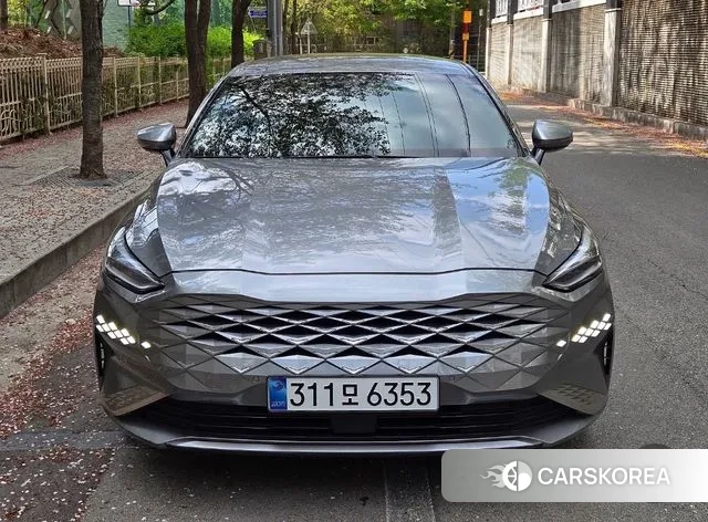 Kia K8 2021 Серый из Кореи