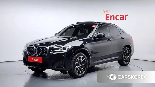 BMW X4 (G02) 2024 Черный из Кореи