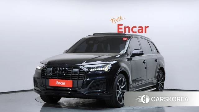 Audi Q7 (4M) 2021 Черный из Кореи