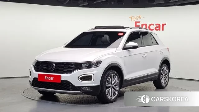 Volkswagen T-Roc 2021 Белый из Кореи