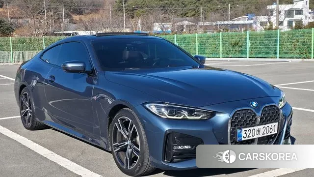BMW 4 Series (G22) 2021 Синий из Кореи