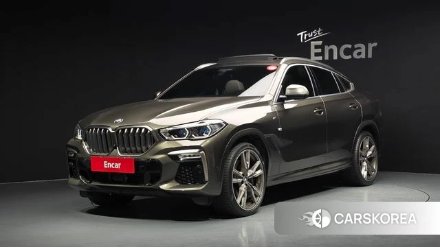 BMW X6 (G06) 2021 Песочный из Кореи