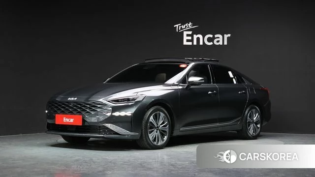 Kia K8 Hybrid 2023 Серый из Кореи
