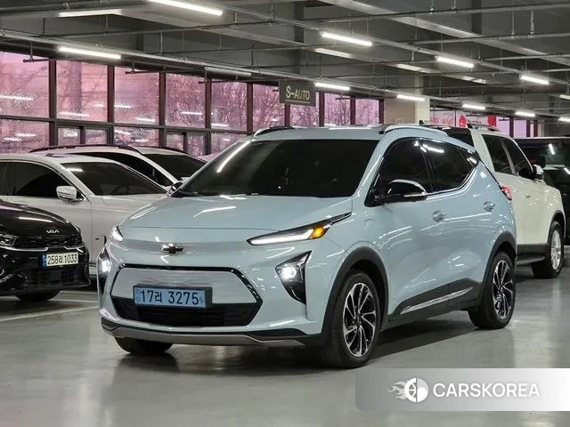 Chevrolet (GM Daewoo) Bolt EUV 2022 Небесно-голубой из Кореи