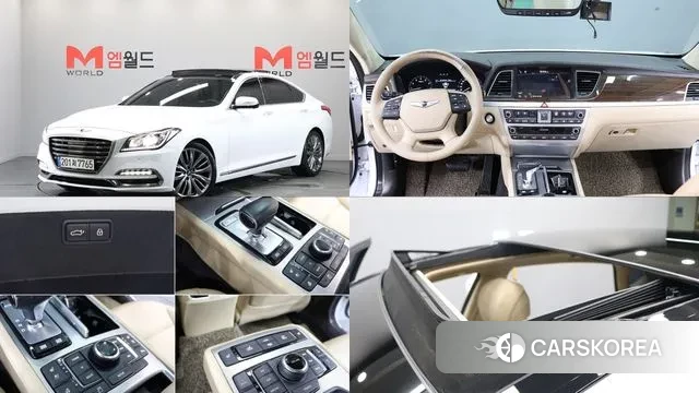 Genesis G80 2019 Белый из Кореи